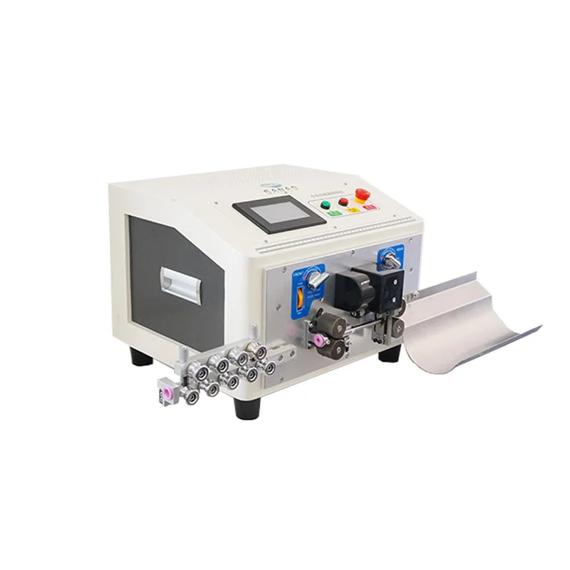 SA-8200C Automatic Computer Cable Stripper and Cutter Copper Wire Insulation Removal Machine Wire Cutting and Stripping Machine