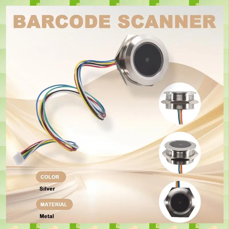 2025 GM861 Metal LED Control Ring Indicator Light UART Interface 1D/2D Bar Code QR Code Barcode Reader Module,GM861 Metal LED Co