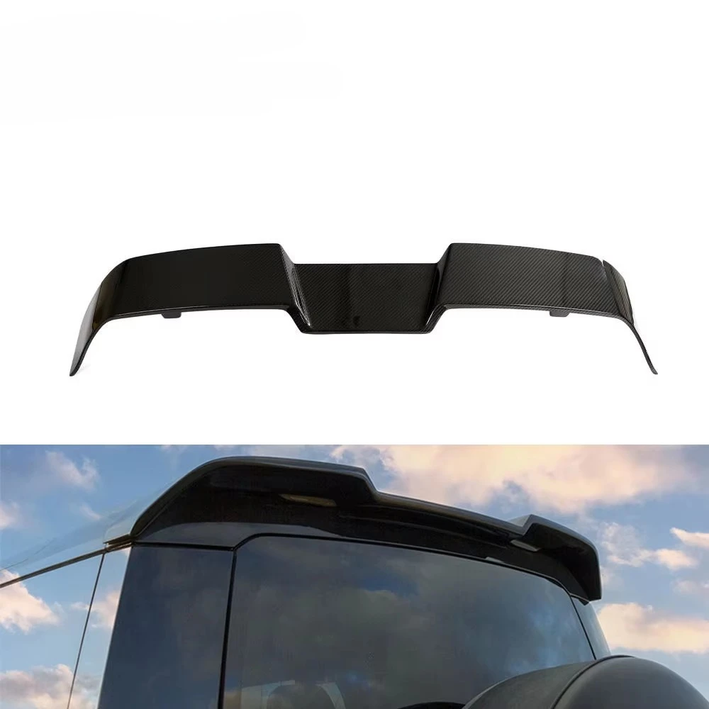 

Задний спойлер из сухого углеродного волокна на крыше для Land Rover Defender 2020-2023 на заказ