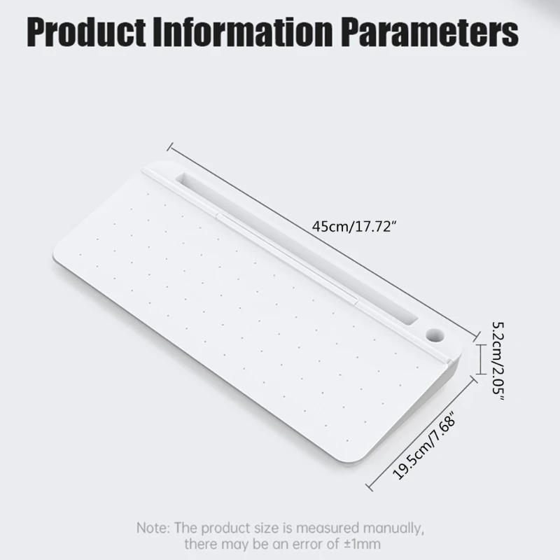 Desktop Whiteboard Note Board Deskboard Wrist Rest Phone Notebook Stand Acrylic Dropship