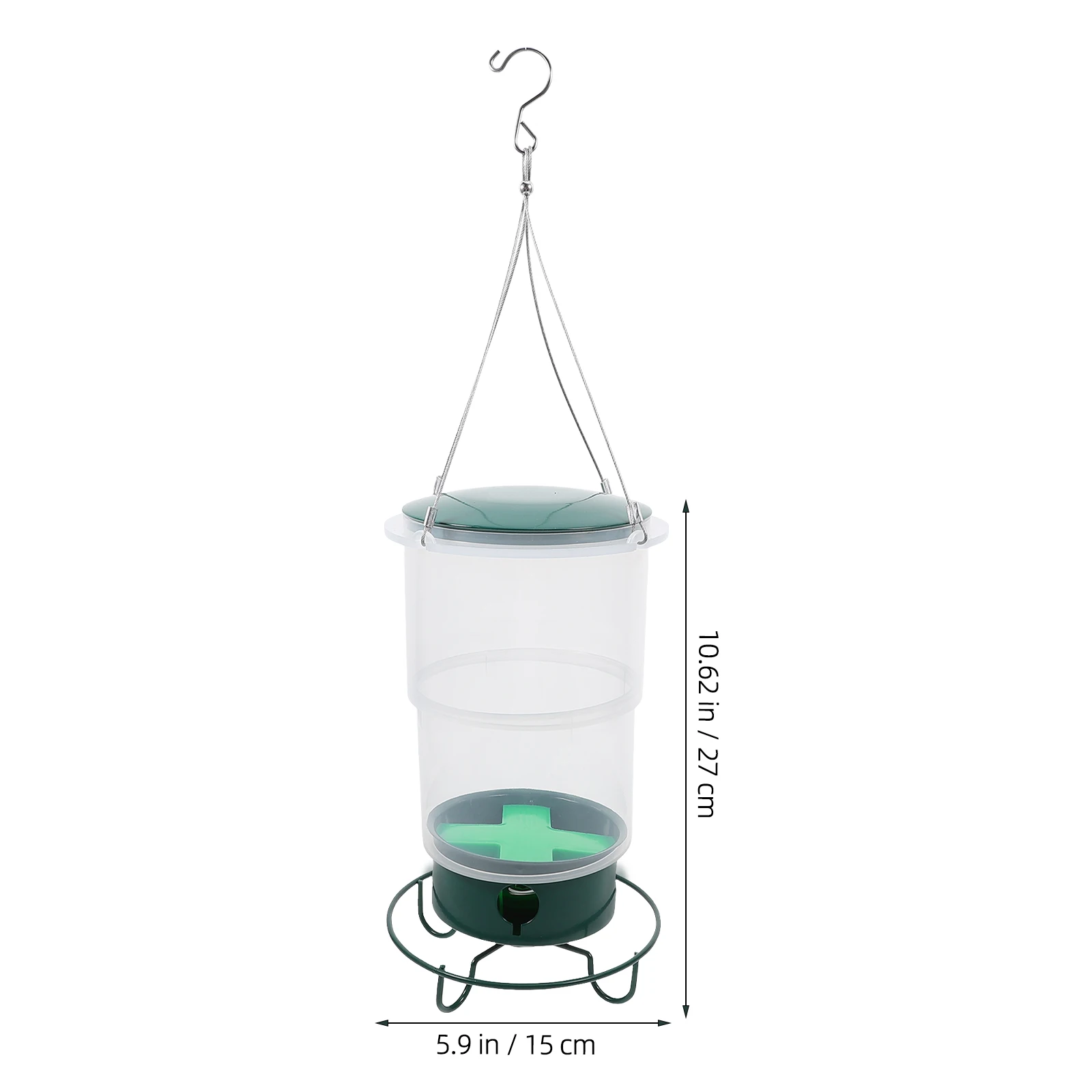 

Hummingbird Feeder Bird Feeders Hanging Outdoor Small Green Mini Hummingbird Feeder Durable Weather Resistant Tree Pet Supplies