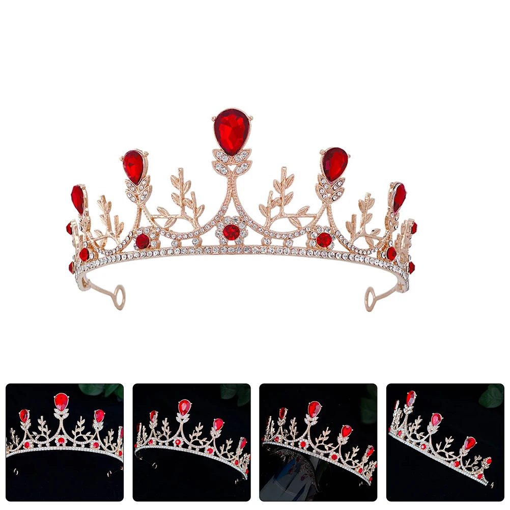 

Luxury Rhinestone Crown Hair Accessory Wedding Bridal Headb Crystal Tiara For Bride Party Prom Girls Headb s Hair Accessories