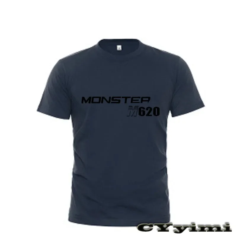 For  MONSTER M620 MONSTER 620 T Shirt Men New LOGO T-shirt 100% Cotton Summer Short Sleeve Round Neck Tees Male