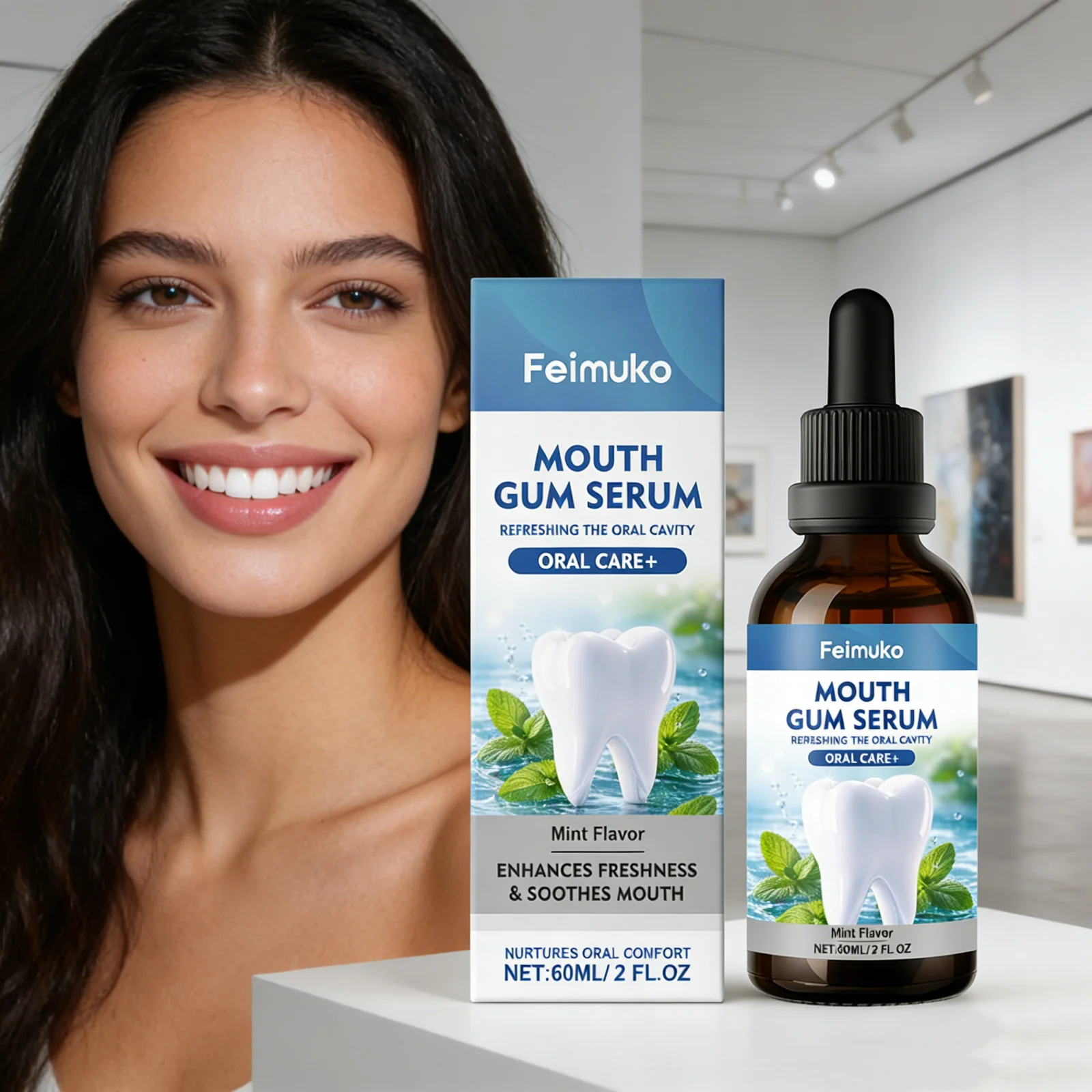 Gum Repair Care Drops Alleviate Discomfort Reduce Inflammation Lasting Fresh Breath Oral Hygiene Health Rapid Relieve Gums Serum