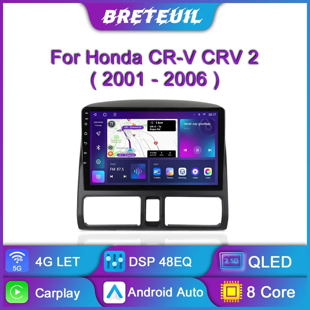 

Для Honda CRV CR-V 2001 2002 2003 2004 2005 2006 Android Car Radio Multimedia Video Player Intelligent Systems Navigation GPS Carplay Touch Screen Auto Stereo