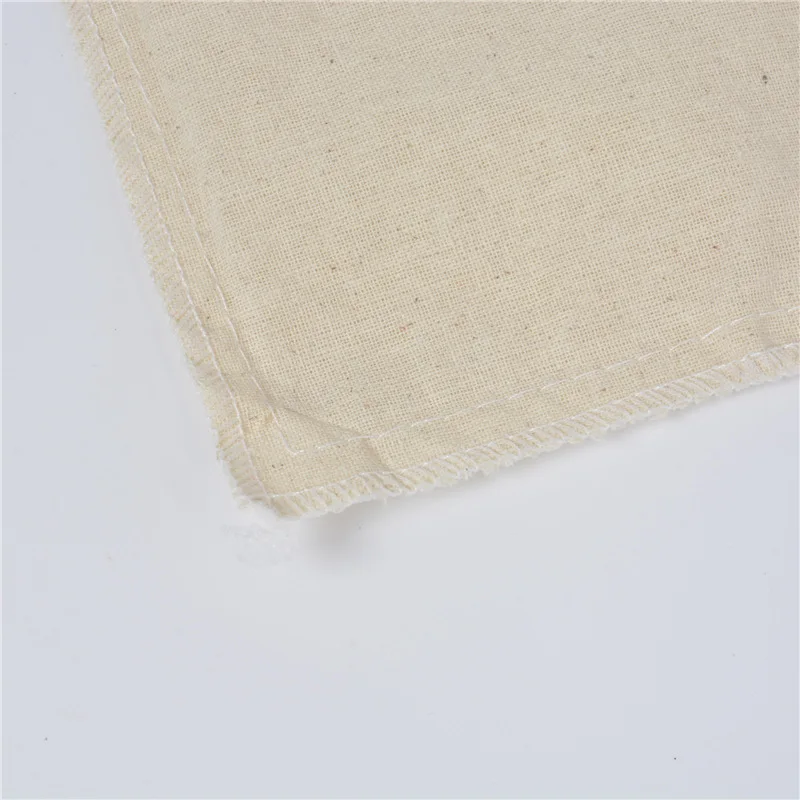 Big Size Reusable Organic Muslin Dust Pouch10x12/10x15/16x22/20x30/30x40cm Large Capacity Grocery Cotton Storage Drawstring Bag