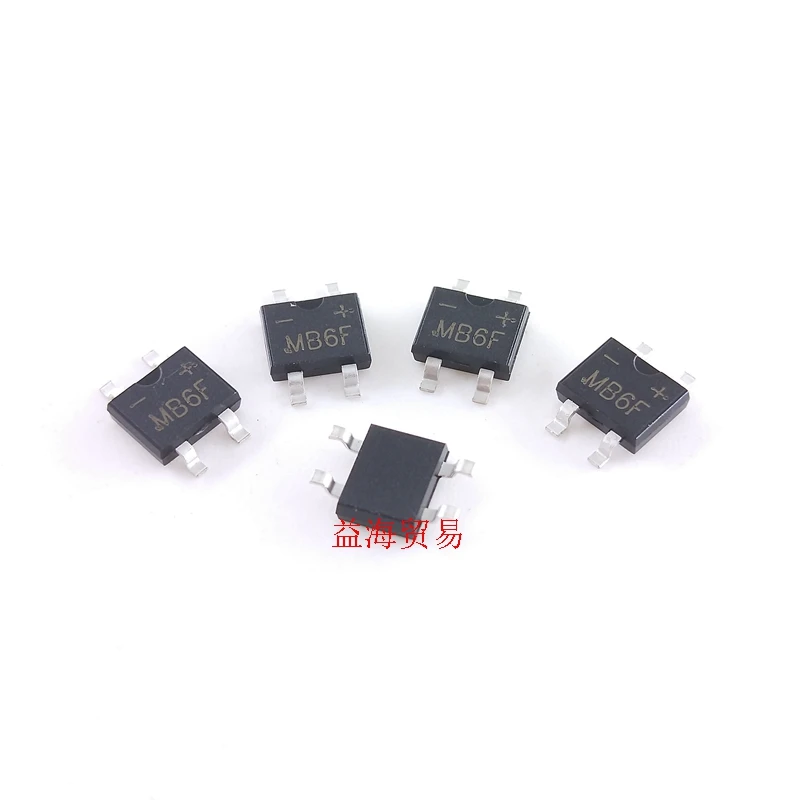 1000PCS/LOT MB6F NEW ORIGINAL 600V 0.5A