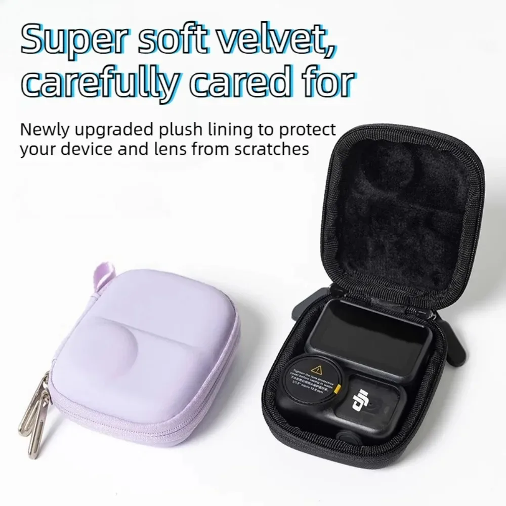 Mini Storage Case Bag Soft Lining PU Velvet Thumb Camera Body Portable Bag Travel Carrying Box For DJI Osmo Nano