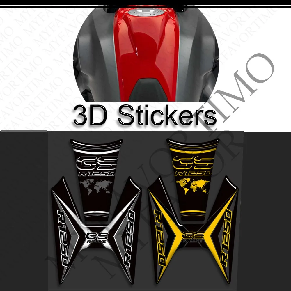 Motorcycle For R1250GS R1250 R 1250 GS LC HP Rally Tank Pad Gas Fuel Oil Kit Fairing Fender Front Nose Protection Stickers