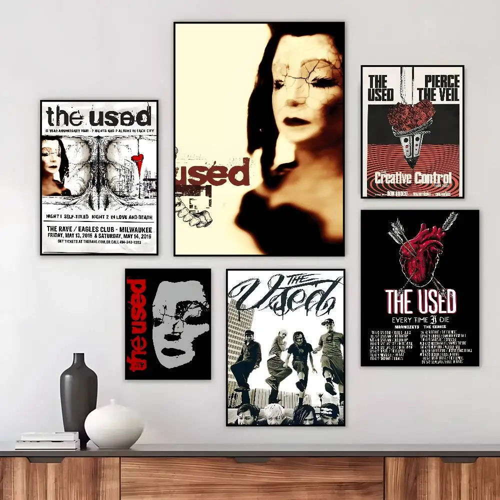 American Rock Band The Used poster Art HD canvas advanced aesthetic Printing Paper Wall Art for Living Room Home Decor