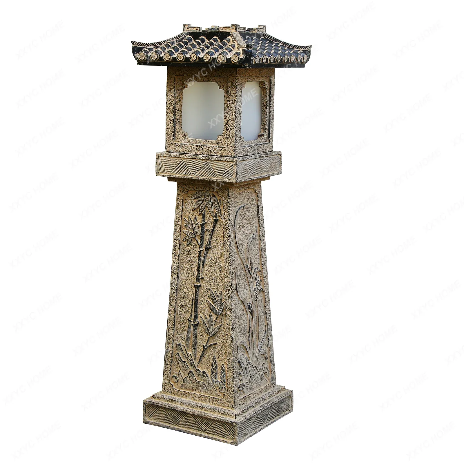 

Солнечная садовая лампа для виллы, уличная лампа, украшение для сада, ретро Ландшафтный атмосферный Ранд