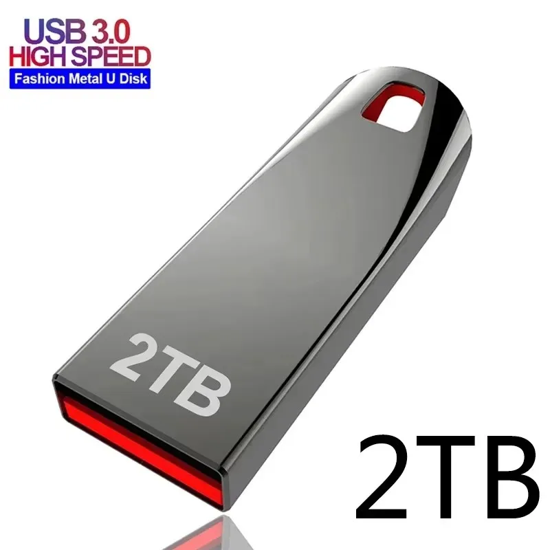 Key Rings Usb 3.0 Pen Drive 2TB Usb Flash Drives 1TB High Speed Pendrive Portable SSD Memoria Usb Flash Disk TYPE-C Adapter