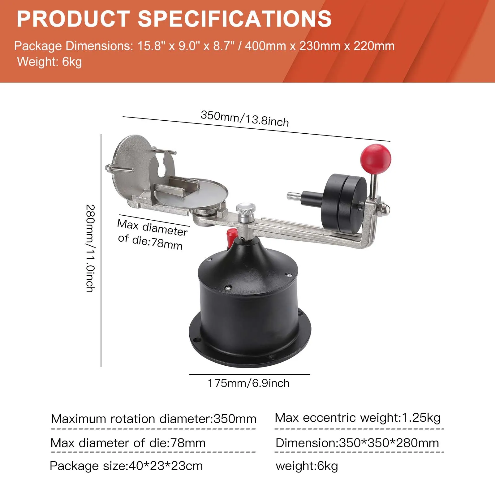 Lost Wax Casting Machine Manual Spring Centrifugal for Gold Silver Jewelry Casting with 78mm Maximum Casting Flask