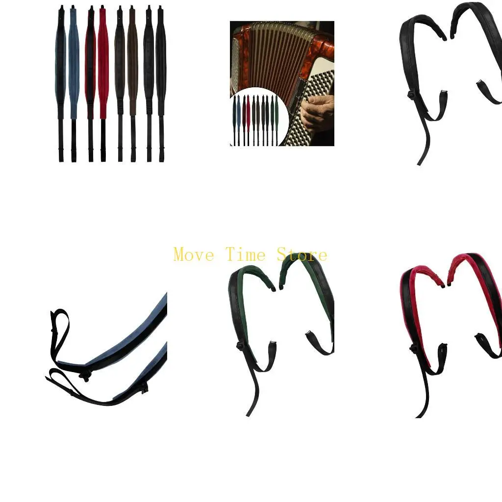 92ME Fashionable Accordion Shoulder Belt Comfortable Accordion Harness Accordion Belt