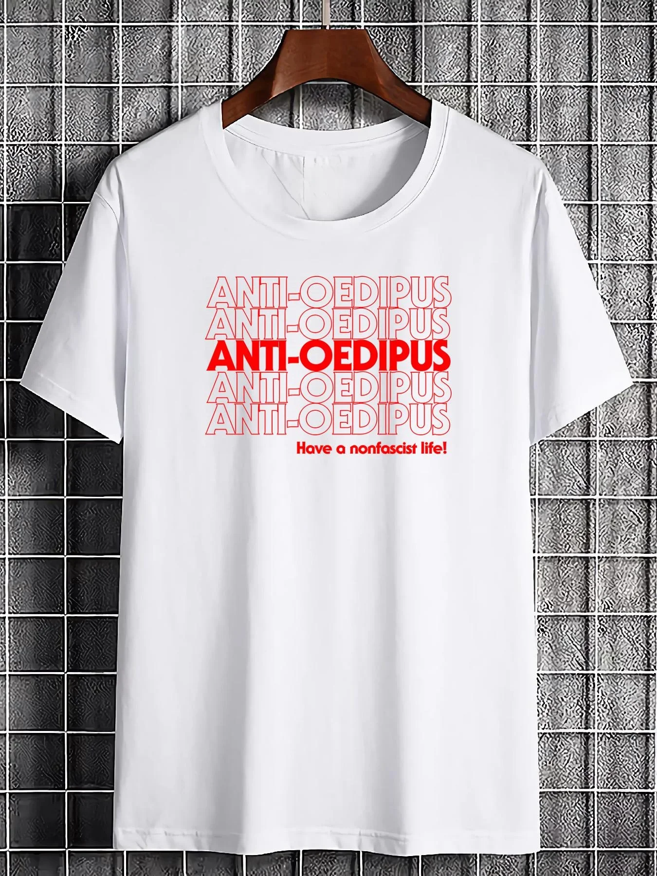 Thank You for Wearing This Stylish Unisex Streetwear T-shirt with Anti-Oedipus Deleuze and Guattari Philosophy Women's T-shirt