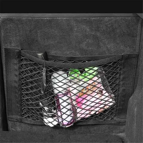 Car trunk storage net side net pocket for audi a4 b6 b7 b8 a3 8p 8v a6 c6 for vw passat b5 b6 b7 golf 4 golf 7