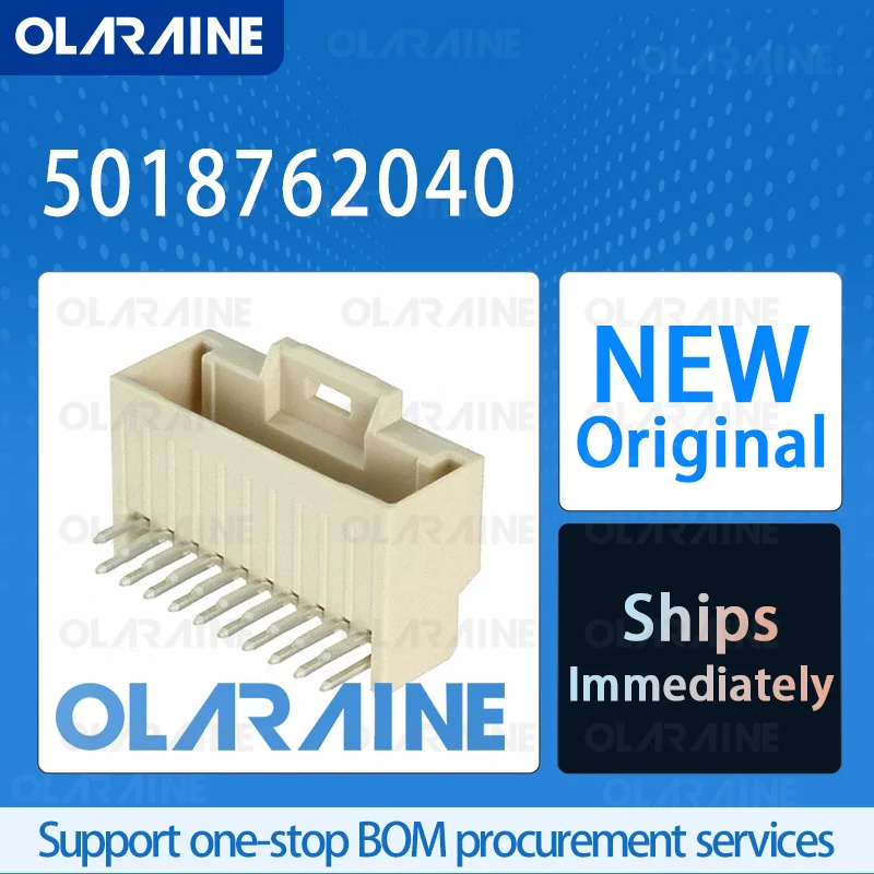

20/50/100Pcs 5018762040 100% brand new and original IC chip Headers and wire housings Connector 20 Position