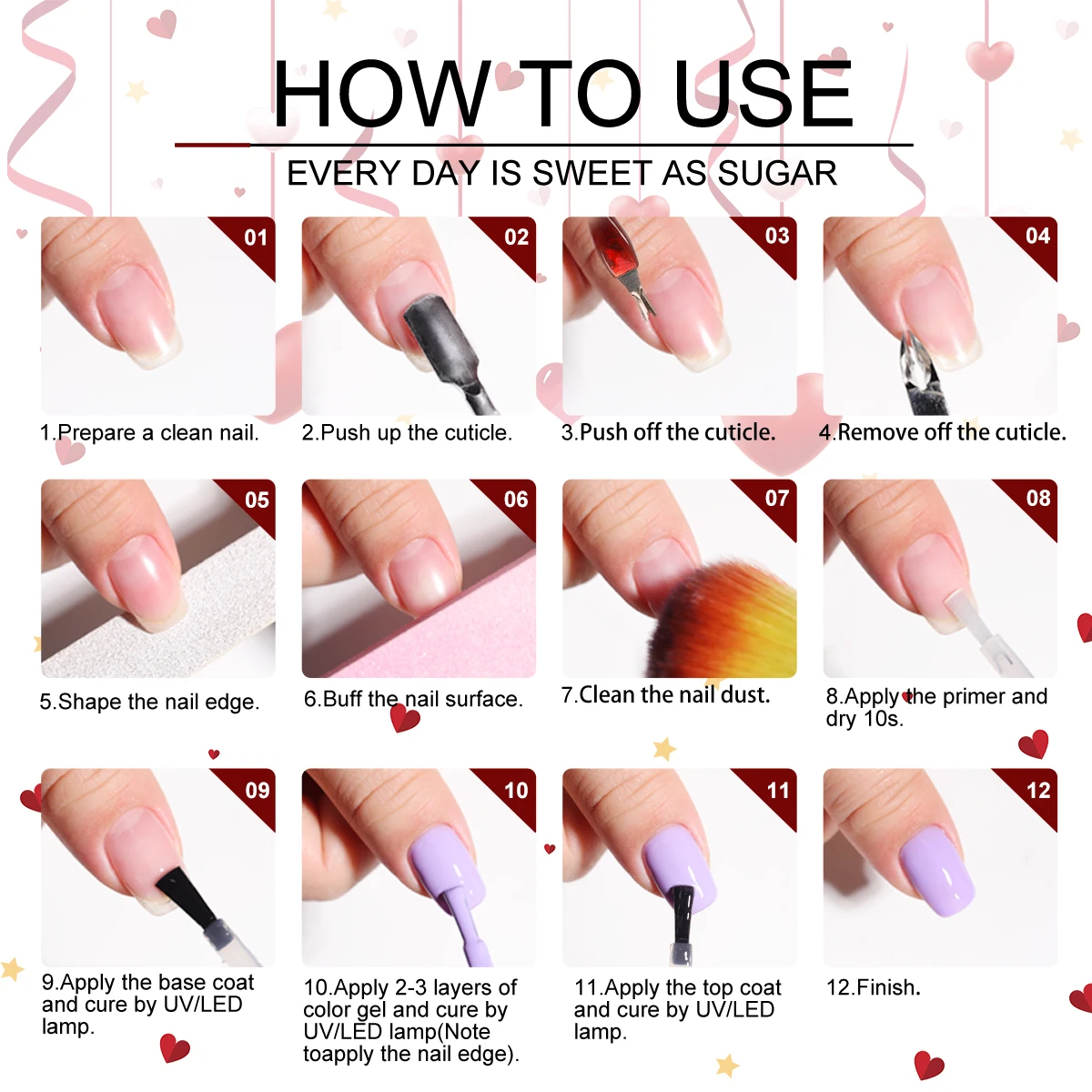 LIMEGIRL 6色クリスマスネイルポリッシュジェルキット ハロウィンボックス付き UV/LED ソークオフジェル バーニッシュ ベース＆トップコート ポリッシュ ネイルジェルキット