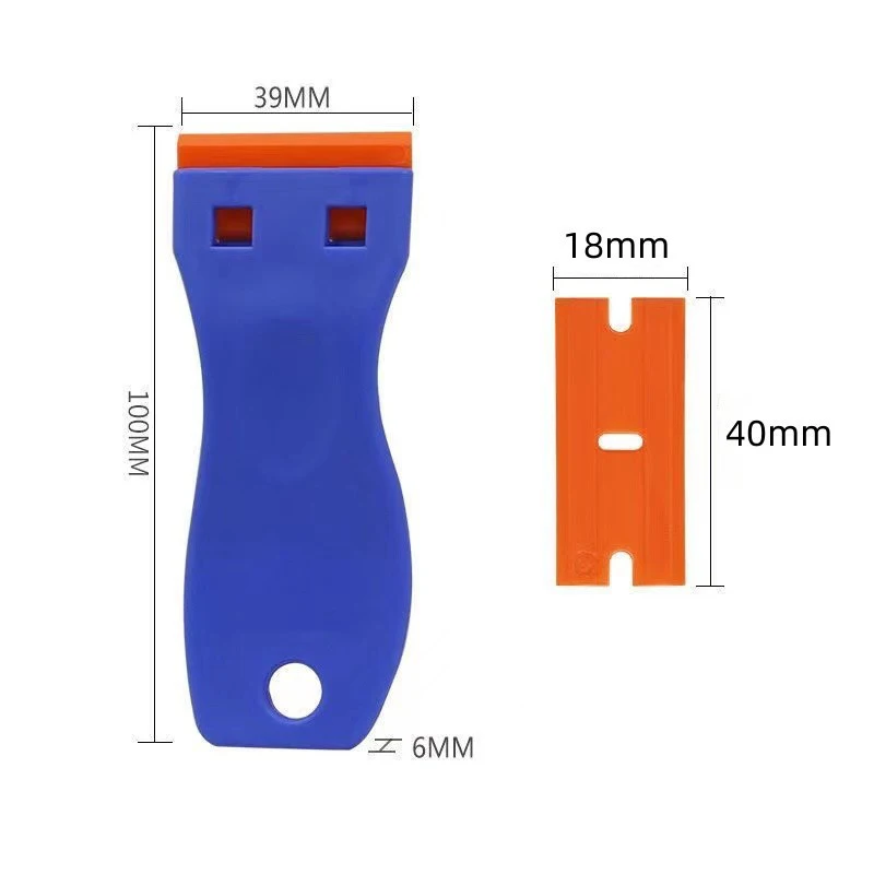 다기능 플라스틱 유리 제거 스크레이퍼, 자동차 필름 적용 도구, 주방 청소 삽