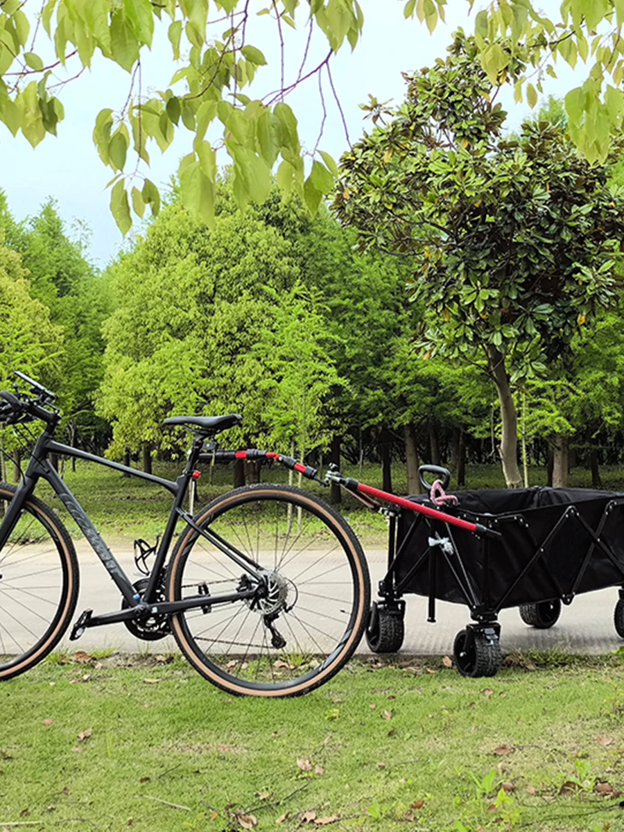 Brenta-conector de remolque de coche para acampada, barra de remolque tipo cole trasero para bicicleta, accesorios de rem...