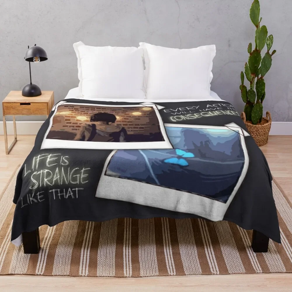 Strange Like That Throw Blanket Loose Single For Baby Sofa Blankets