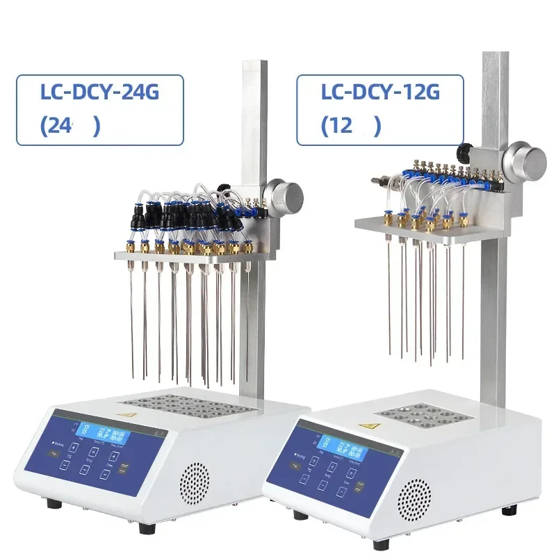Dry Nitrogen Blowing Instrument Laboratory Precise Temperature Control Automatic Nitrogen Concentration 12 Holes 24 Holes