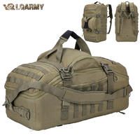 LQARMY 30L 45L 80L Men Sport Gym Bag Tactical Waterproof Backpack Sports Travel Bags Molle Camping Backpacks