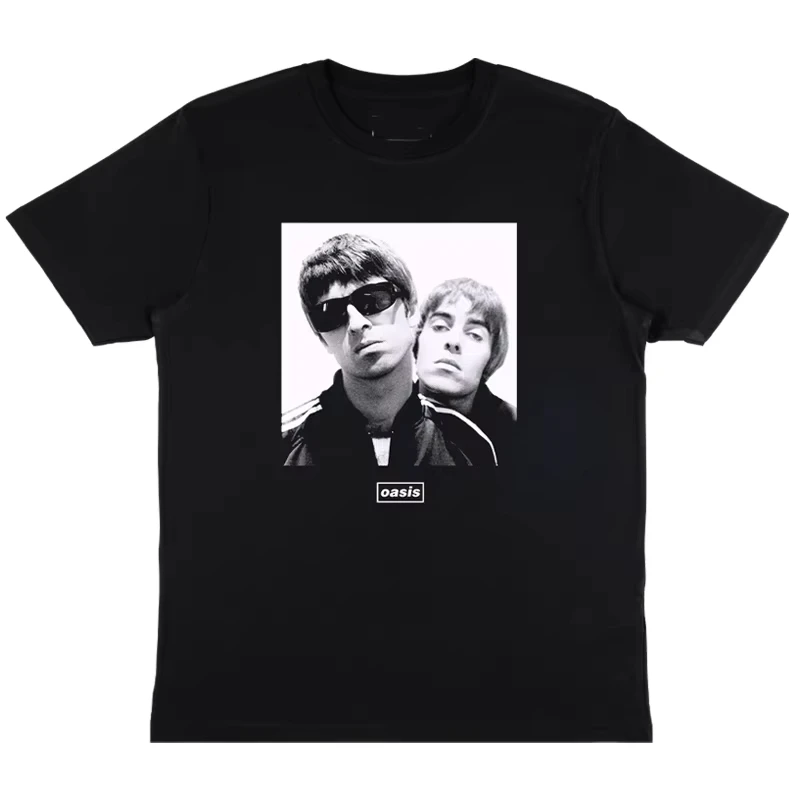 2025 Oasis Hot Sale Men Women Short Sleeve T Shirt Fashion Print Brand Tshirt Summer Classic Cotton T-Shirt Children Clothes Tee
