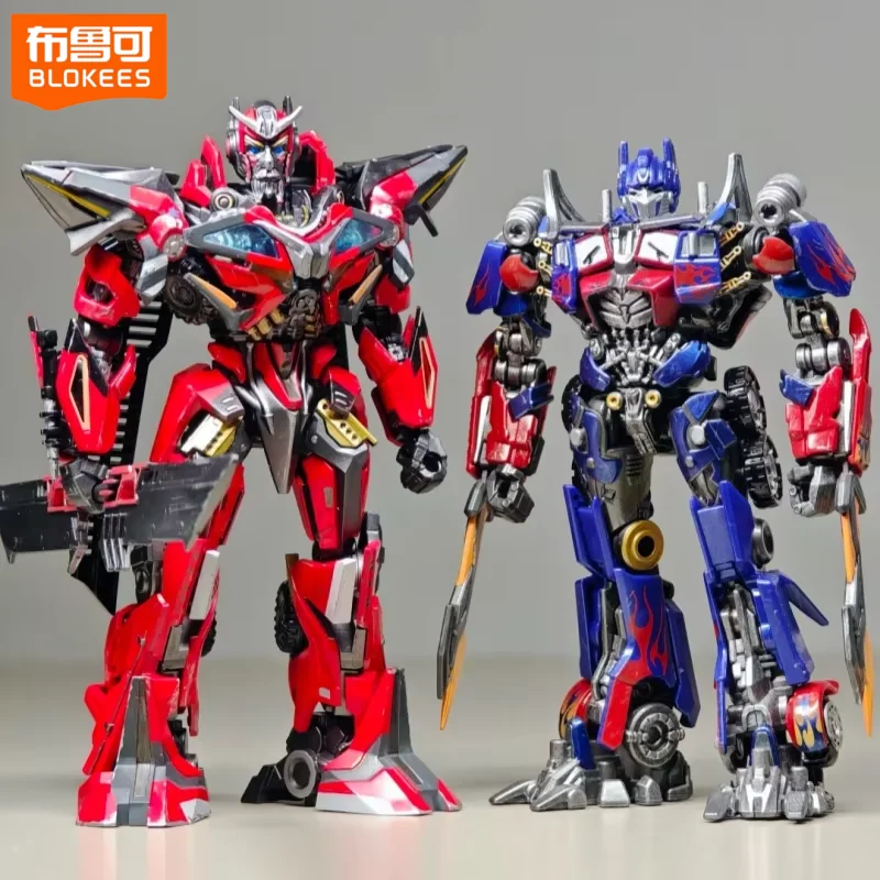 Blokees Transformers Classic Class Movie 3 Megatron Bumblebee Sentinel Prime Figura de Ação Montável Colecionável Blocos de Montar Modelo Brinquedo