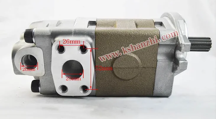 Genuine 7FD50 Hydraulic Gear Pump New Condition Ball Bearing 4 Holes/13C Part No. 67110-30550-71 Metal Material for Retail