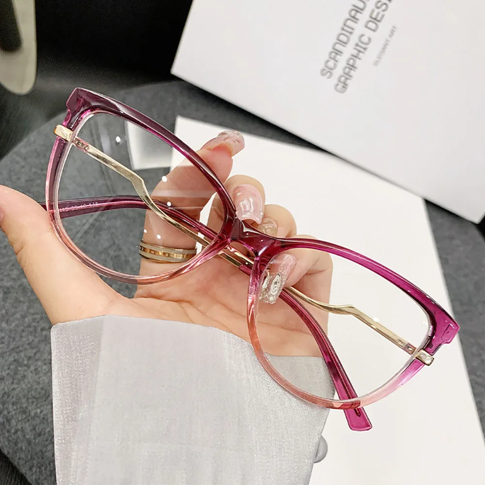 

Компьютерные очки, универсальные очки «кошачий глаз», очки с защитой от синего света, модная оправа для очков, легкие очки с блокировкой синего света