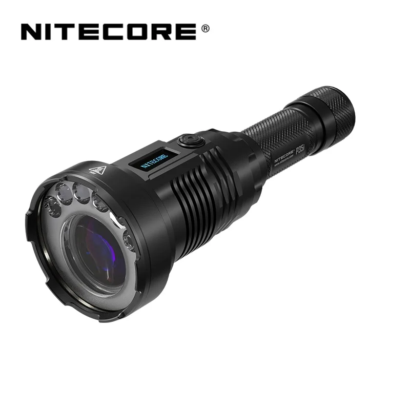 NITECORE P35i LEP Flashlight 3000 Lumens Rechargeable Ultra Long Range Search light With 5000mAh Battery+RSW2i Remote Switch