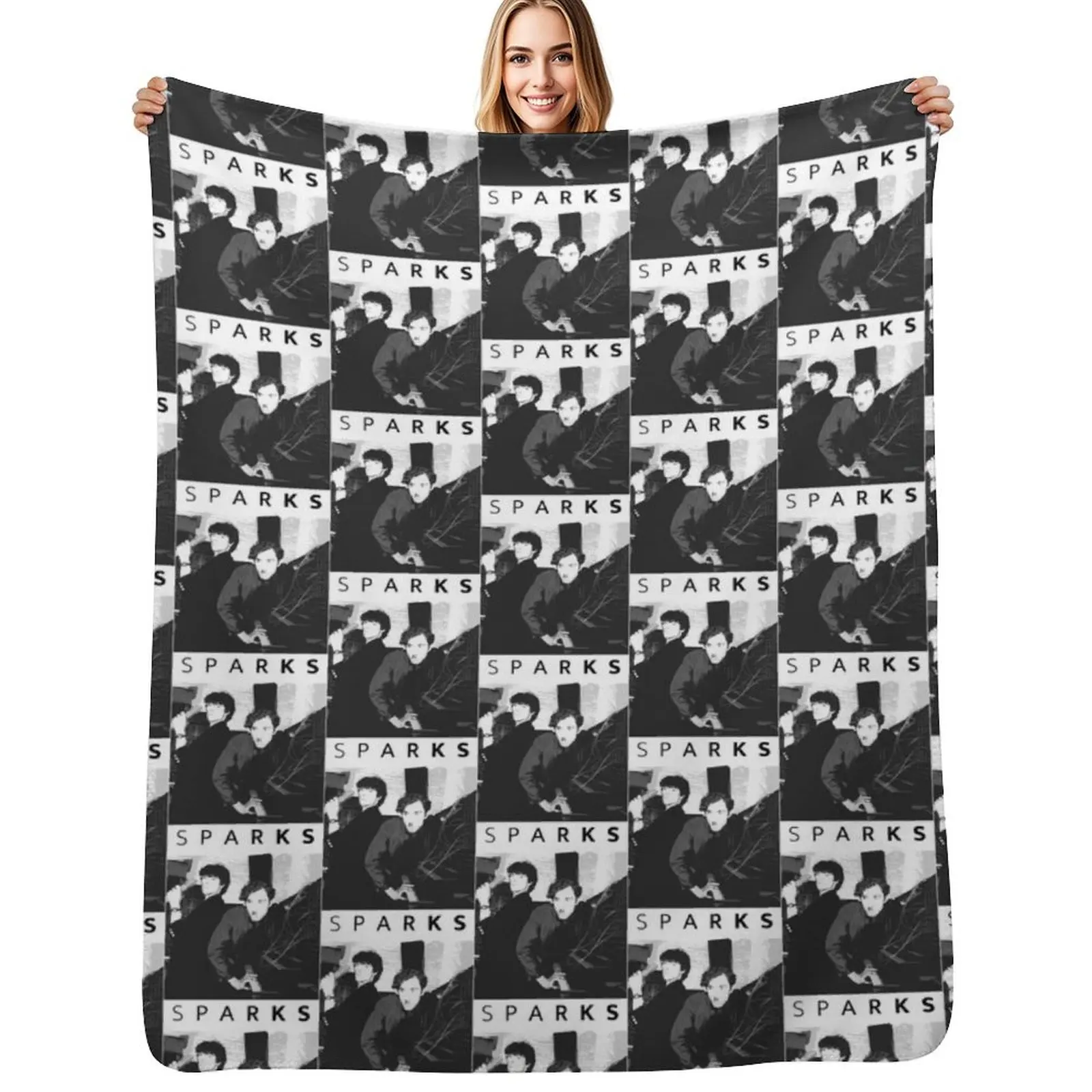 Gifts For Women Sparks (Black Text) Halloween Throw Blanket halloween Sofa Luxury Bed linens Sleeping Bag manga Blankets