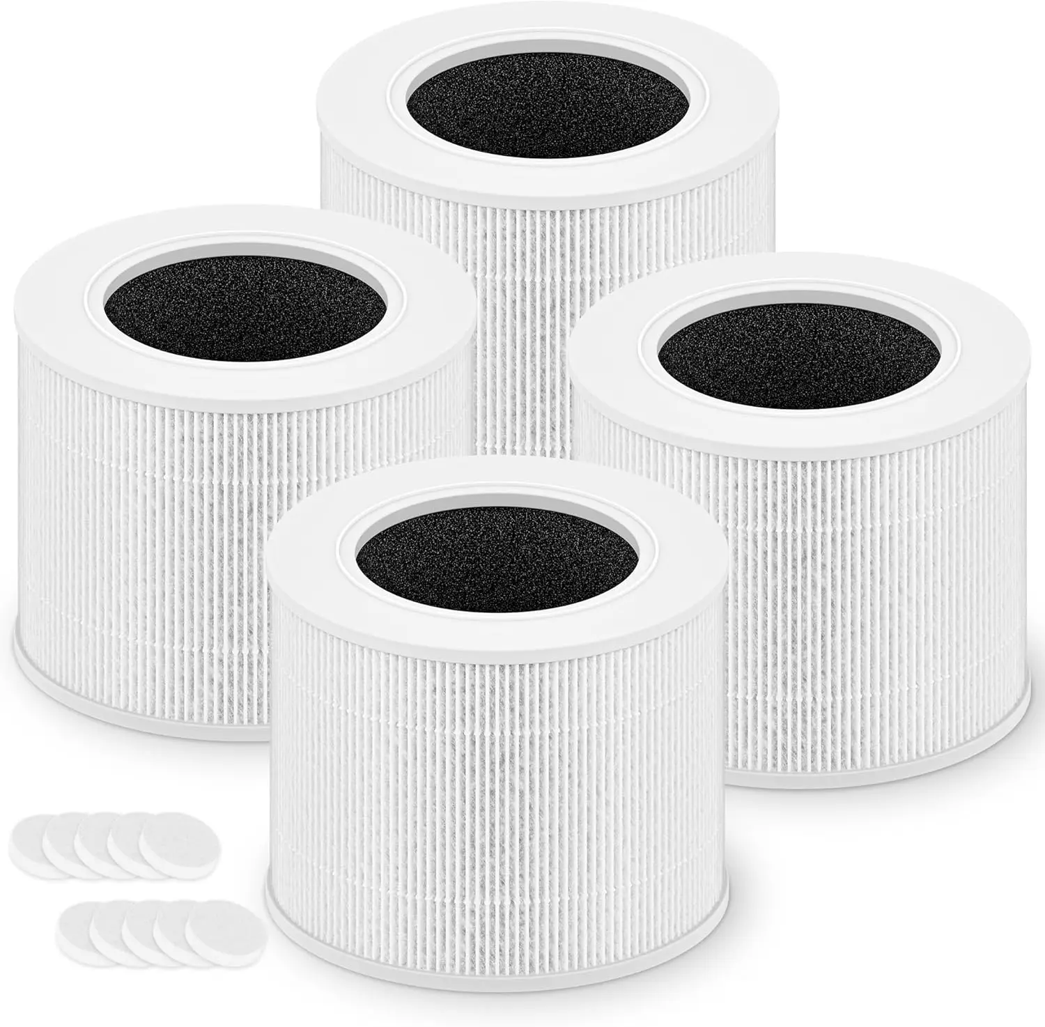 

Core Mini Replacement Filter for Core Mini and Core Mini-P Air Purifier, 3-in-1 H13 Grade True HEPA and High-Efficiency Ac