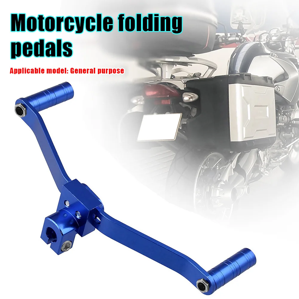 Palanca de cambio de marchas de motocicleta de doble cabezal modificada, reposapiés de aleación de aluminio, Pedal de cambio para ATV, moto de cross, ciclomotor y Scooter