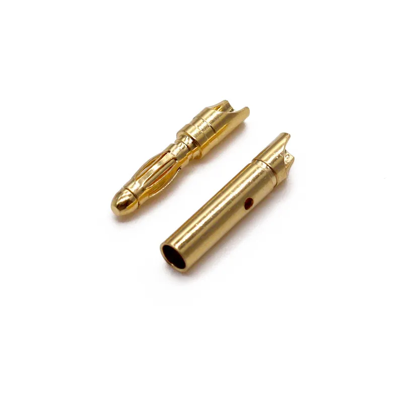 Model aircraft pure copper gold-plated lantern banana plug 2/3.5/4/5.5/6/8mm motor ESC male and female connectors