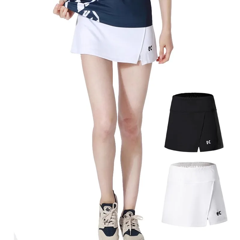 

Qui Dry Sports ort Юбка Женская для бега Теннис Fitn Yoga f Body Fake Юбки из двух частей Юбка для бадминтона