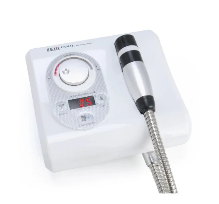 Hot Cold RF Ultrasonic Skin Rejuvenation Device, Anti-Aging Face Lifting Beauty Machine with Cryo & EMS