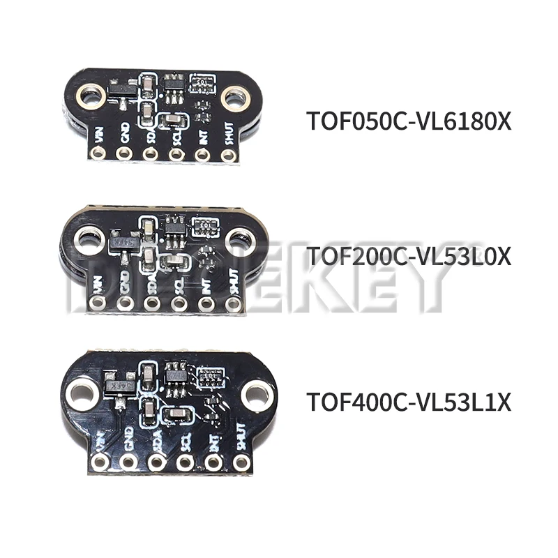 VL6180/VL53L0X/VL53L1X Time of Flight (ToF) Laser Ranging Sensor Module TOF050C TOF200C TOF400C 50CM/2M/4M IIC For Arduino STM32