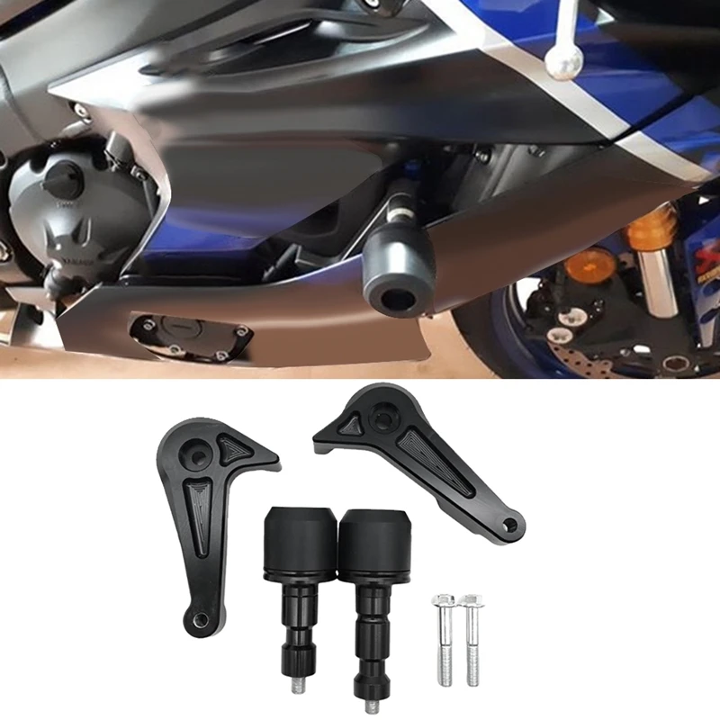 

Motorcycle Aluminium Alloy Falling Protection Frame Slider Crash Pad Protector For YAMAHA YZF-R6 2017-2022