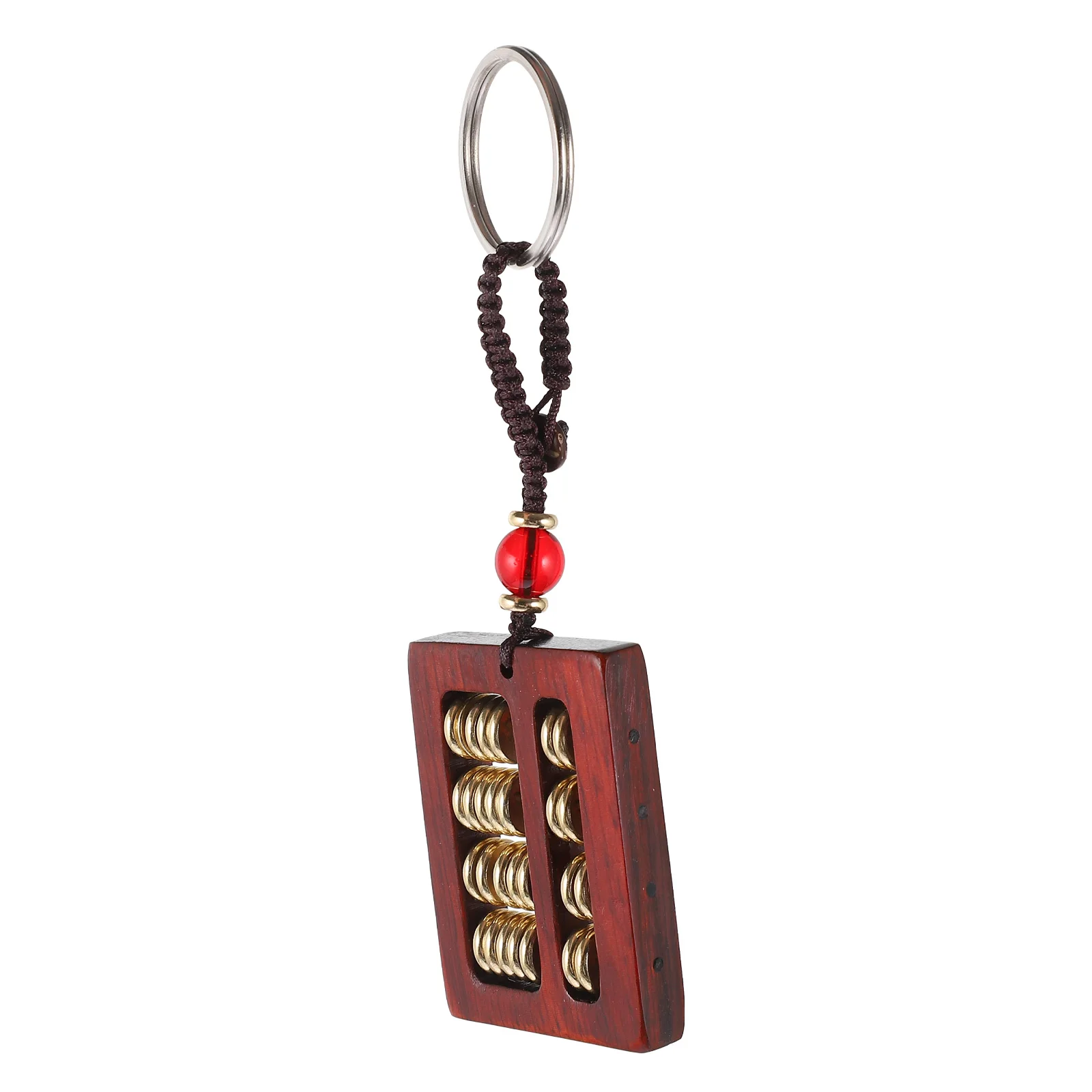 

Abacus Keychain Key Ring Hanging Decor Creative Wooden Car Decor Hanging Charms Lightweight DIY Crafts Key Ring Accessories