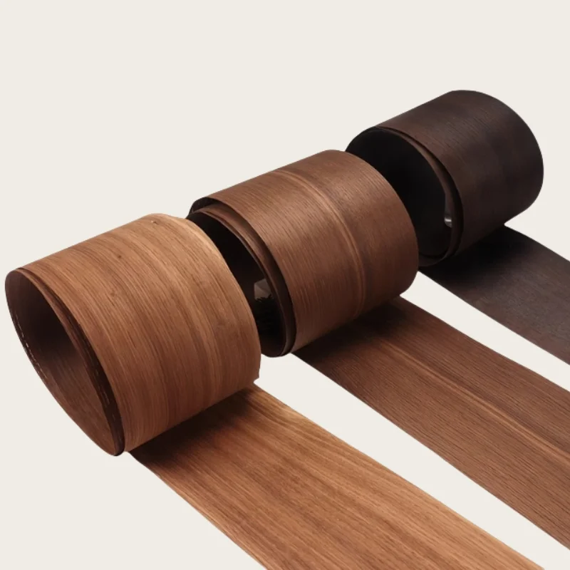 

L:2.5Meters W:13cm T:0.25mm Natural Smoked oak Wood Veneer Sheets Furniture cabinets decorative (back non-woven fabric)