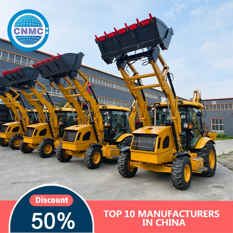 

Telescopic Wheel Loader 5 Tons for Farm Construction Backhoe Loader Excavator Garden EPA Certification Easy to Operate Loaders