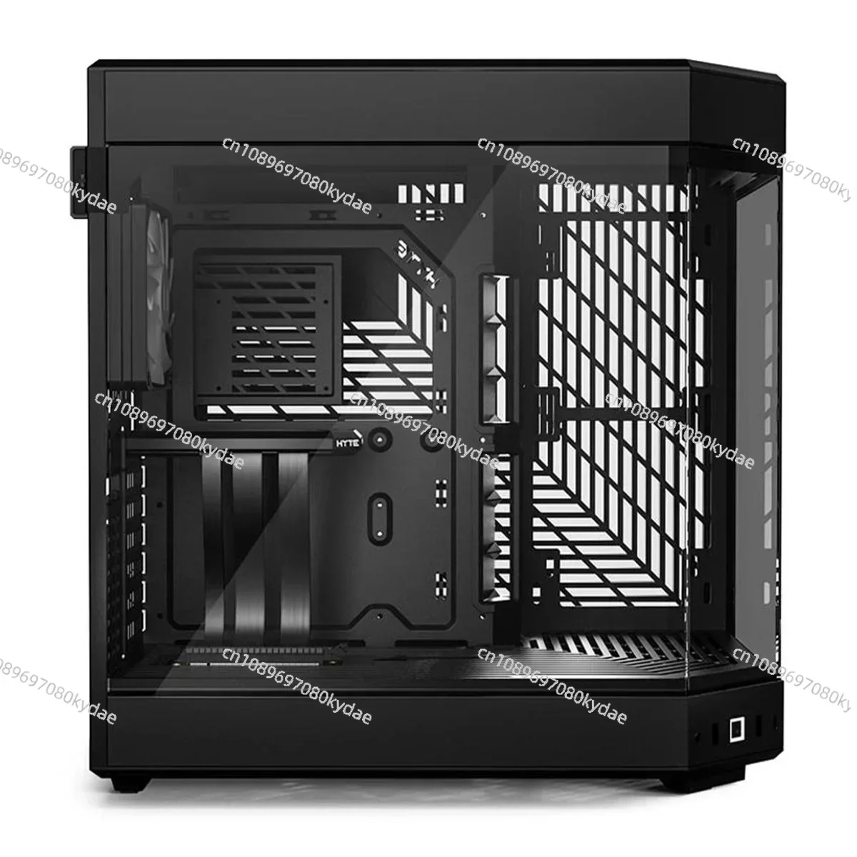 Y60 Y70 Computer Case, 280/360 Water-cooled Panoramic Side Transparent Glass Fish Tank, Sea View Room Computer Case