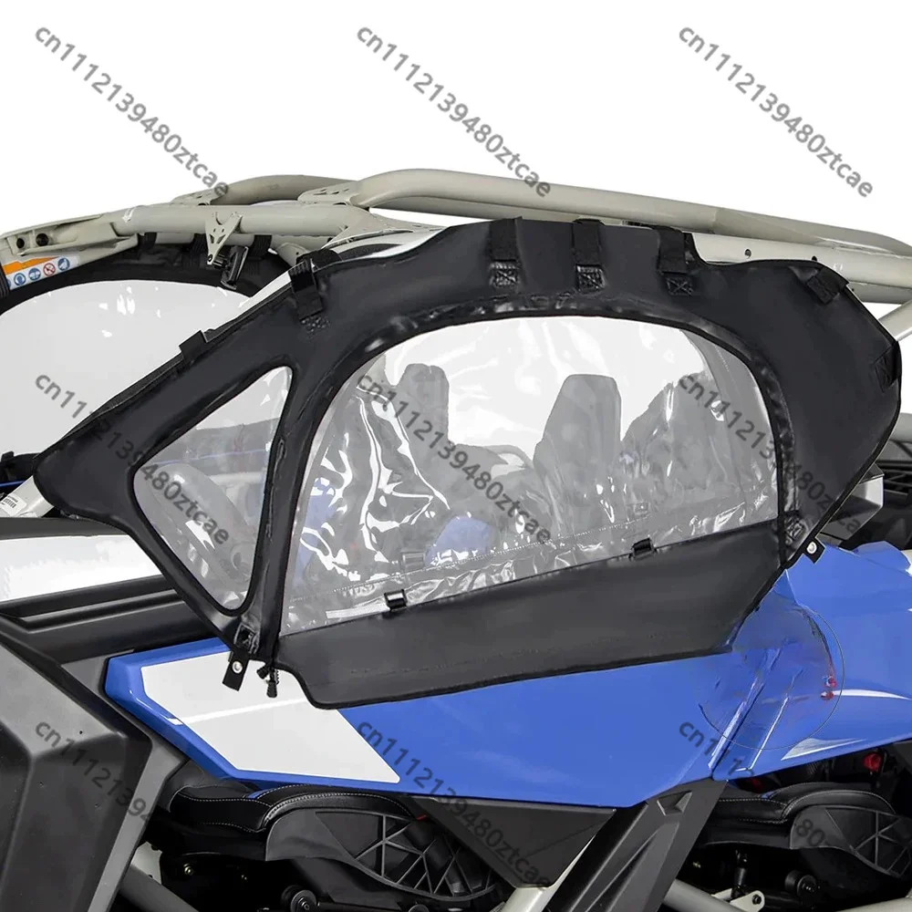 Transparent Soft Window Kit Full Block Side Door Panel Fit 154 172 200 Off Road Vehicle Windproof DustproofSideWindowAccessories