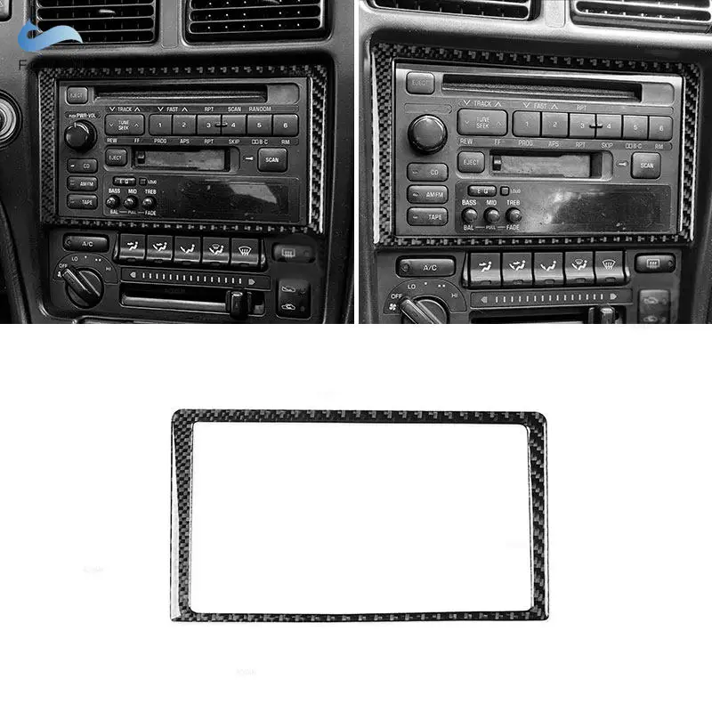 

Car Inner Center CD Control Panel Frame Trim Soft Carbon Fiber Accessories For Toyota MR2 SW20/21 1991 1992 1993 1994 1995