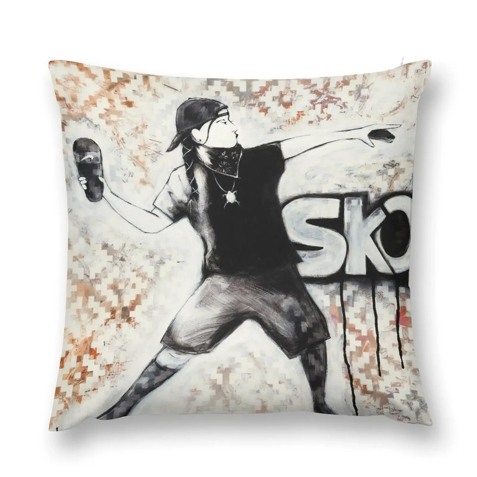 Skoden! Willy Jack Throw Pillow Cushions For Decorative Sofa Pillows Aesthetic Decorative pillowcase pillow