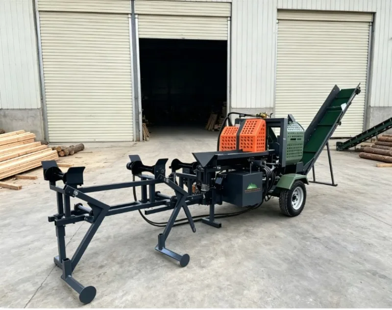 China Factory High Performance Wood Spliter Log Splitter: Efficient 50-Ton Log Splitting Solution for Large-Scale Firewood Needs