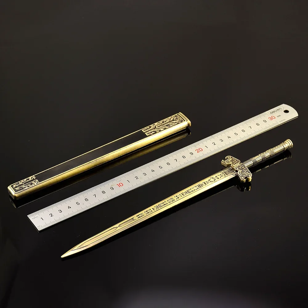 若者のための中国のアニメーション周辺機器,30cm,剣,金属製の手工芸品,装飾品,男の子のおもちゃ