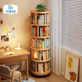 Vintage Rotating Bookcase 1